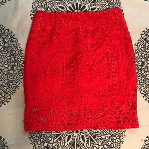 Forever 21 coral mini skirt